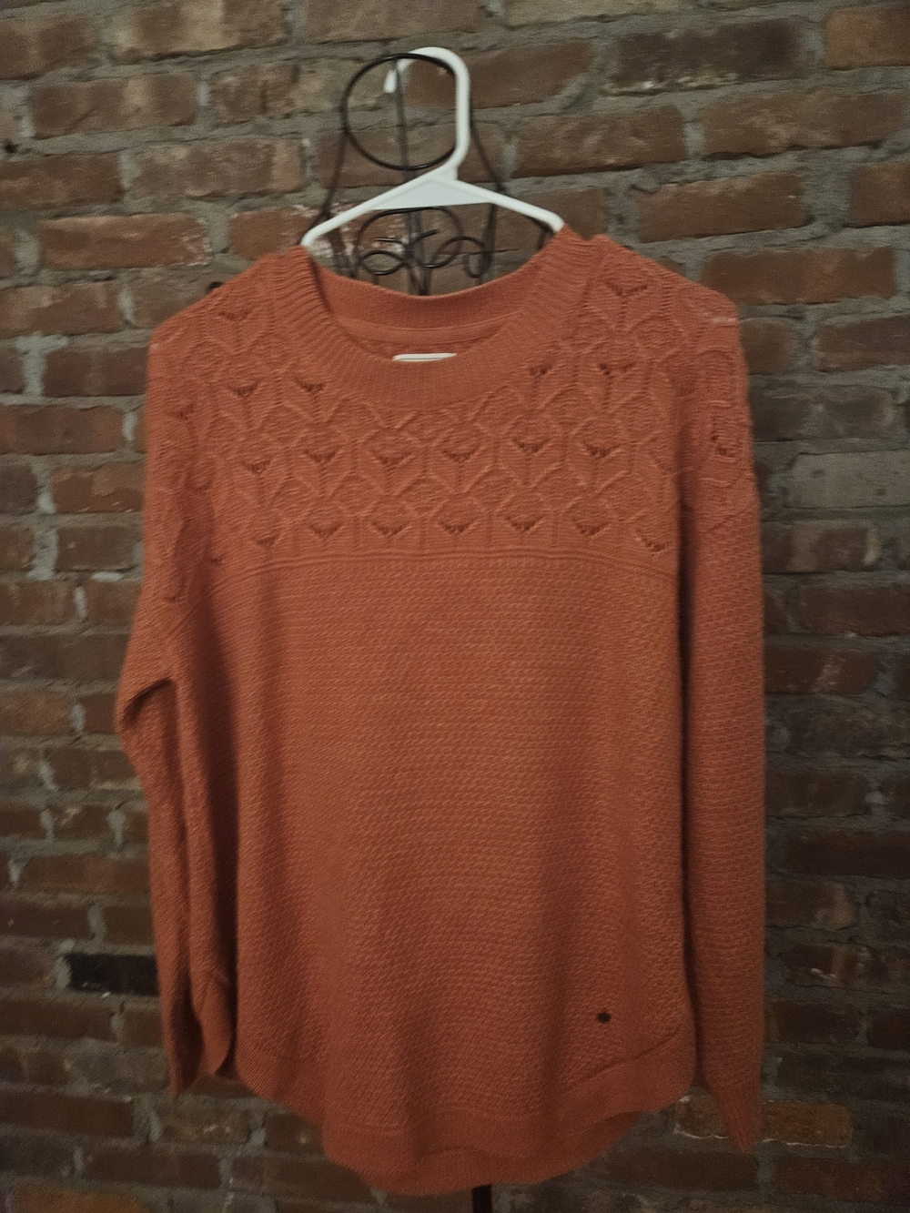 Fat Face Rust Orange Knit Jumper